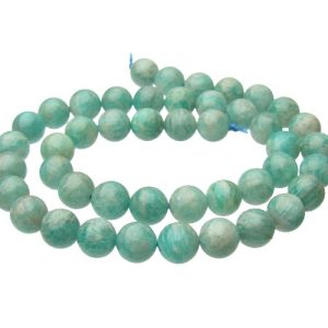 russian amazonite gemstone round beads 8mm