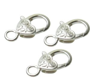 silver large lobster clasp