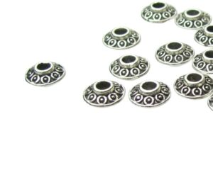silver saucer beads