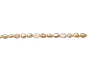 peach small nugget freshwater pearls