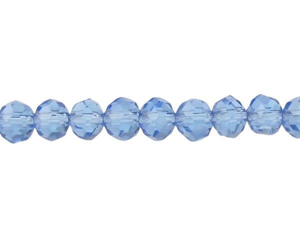 blue crystal beads rondelle