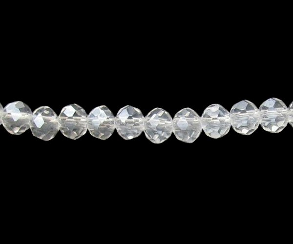 clear ab crystal rondelle beads 4x3mm