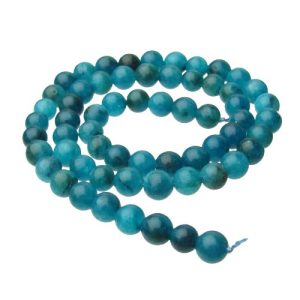 apatite 6mm round beads