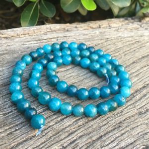 apatite 6mm round beads