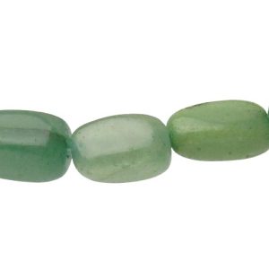 green aventurine gemstone nugget beads
