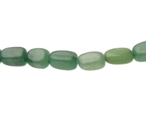 green aventurine gemstone nugget beads