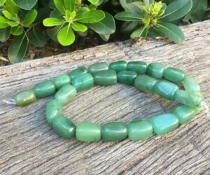 green aventurine gemstone nugget beads