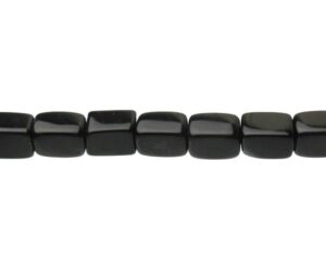 black onyx nugget gemstone beads