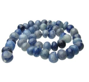blue aventurine gemstone nugget beads
