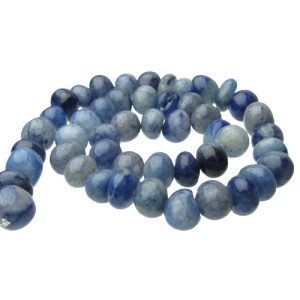 blue aventurine gemstone nugget beads