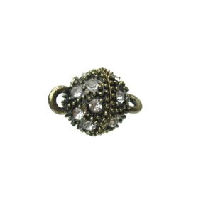 bronze rhinestone magnetic clasp
