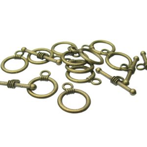 bronze toggle clasp