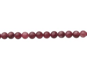 brown lepidolite 6mm round beads