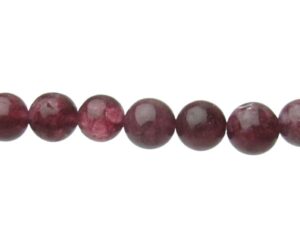 brown lepidolite gemstone beads 8mm