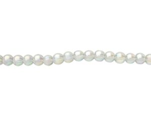 clear ab glass round beads 4mm