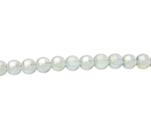clear ab glass round beads 8mm