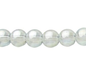 clear ab glass round beads 8mm