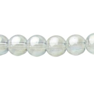clear ab glass round beads 8mm