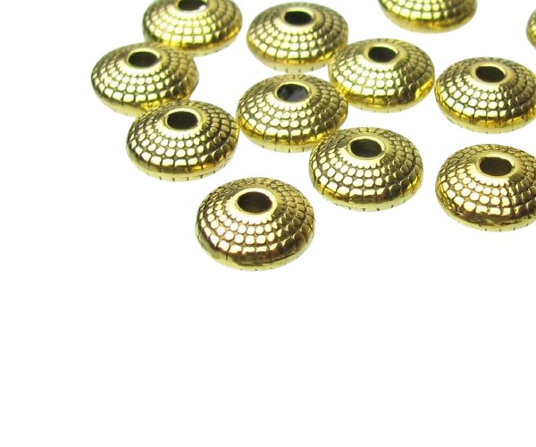 gold spacer beads