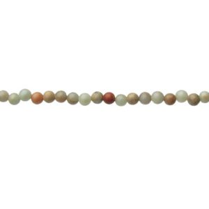 impression jasper 4mm round beads