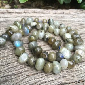 labradorite nugget gemstone beads