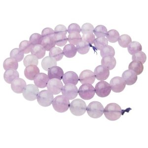 light amethyst 8mm round beads