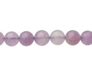 light amethyst 8mm round beads