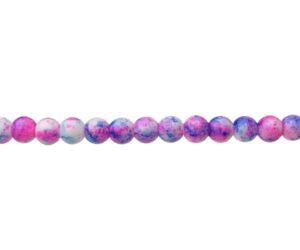 marble glass pink blue 8mm