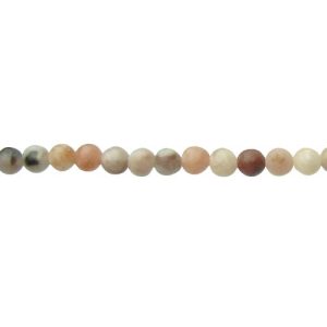 pink lepidolite 4mm round beads