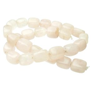rose quartz nugget gemstone beads