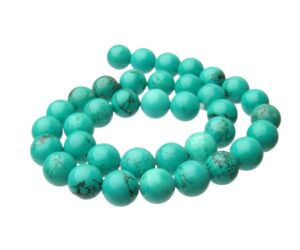 natural turquoise gemstone round beads 10mm