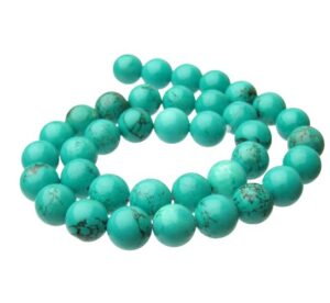 natural turquoise gemstone round beads 10mm