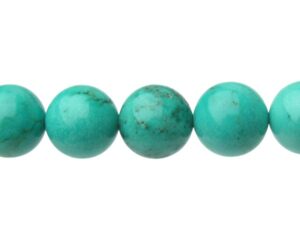12mm natural turquoise round beads