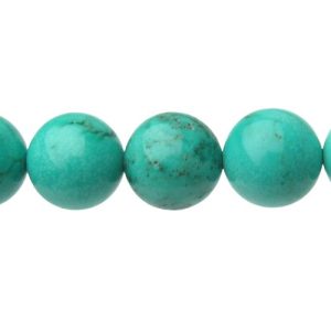 12mm natural turquoise round beads