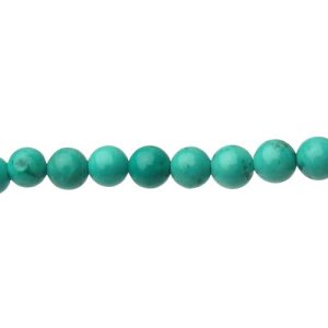 natural turquoise 4mm round gemstone beads