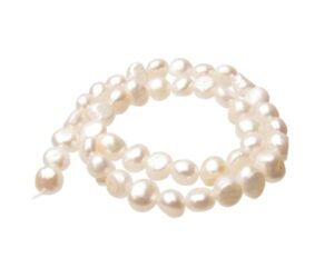white freshwater pearls nugget