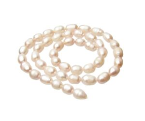 lilac rice freshwater pearls