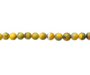 bumblebee jasper round gemstone beads natural australia