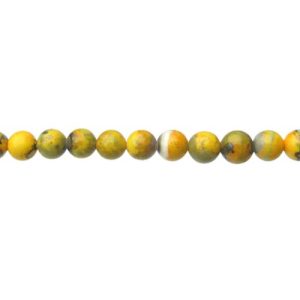 bumblebee jasper round gemstone beads natural australia