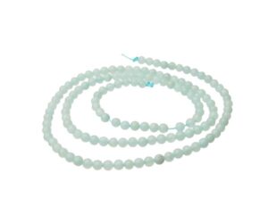 amazonite 3mm round gemstone beads