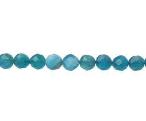 apatite 3mm faceted gemstone beads