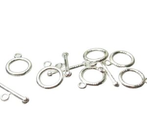 silver toggle clasps