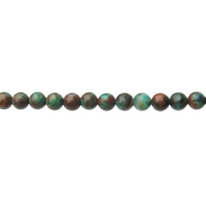 natural chrysocolla gemstone round beads 4mm