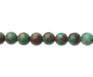 natural chrysocolla gemstone round beads 4mm
