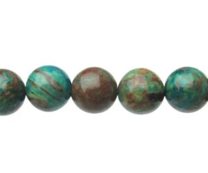 natural chrysocolla gemstone round beads 6mm