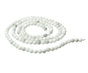 howlite 3mm round gemstone beads