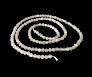 moonstone 3mm round gemstone beads