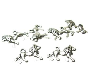 silver lion charms
