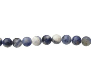 sodalite 8mm round gemstone beads