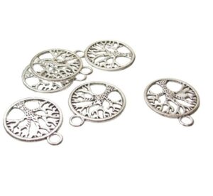 silver tree of life charms